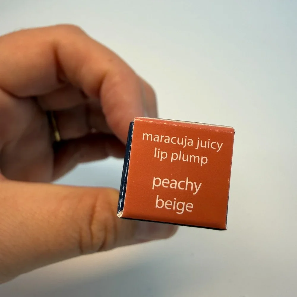 Tarte Maracuja Juicy Lip Plump Peachy‎ Beige Shimmer Gloss Full Size New In Box